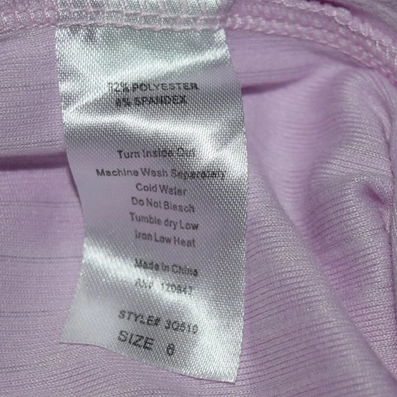 BTWEEN Girls Flutter Pastel Lilac Top Size 6 - Picture 5 of 5